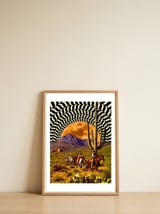 Illusionary Cowboys — framed, leaning against the wall thumbnail