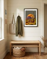 Illusionary Cowboys framed in a relaxed room thumbnail