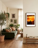 Courage framed in a grounding room thumbnail