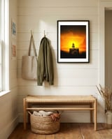Cowboy III framed in a relaxed room thumbnail