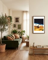 UFO Space Chase framed in a grounding room thumbnail