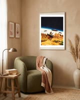 UFO Space Chase framed in a tender room thumbnail