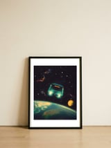 The Space Express — framed, leaning against the wall thumbnail