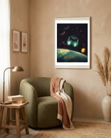 The Space Express framed in a tender room thumbnail