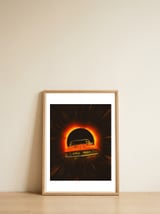The Space Rider — framed, leaning against the wall thumbnail