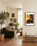 Cowboy I framed in a grounding room thumbnail