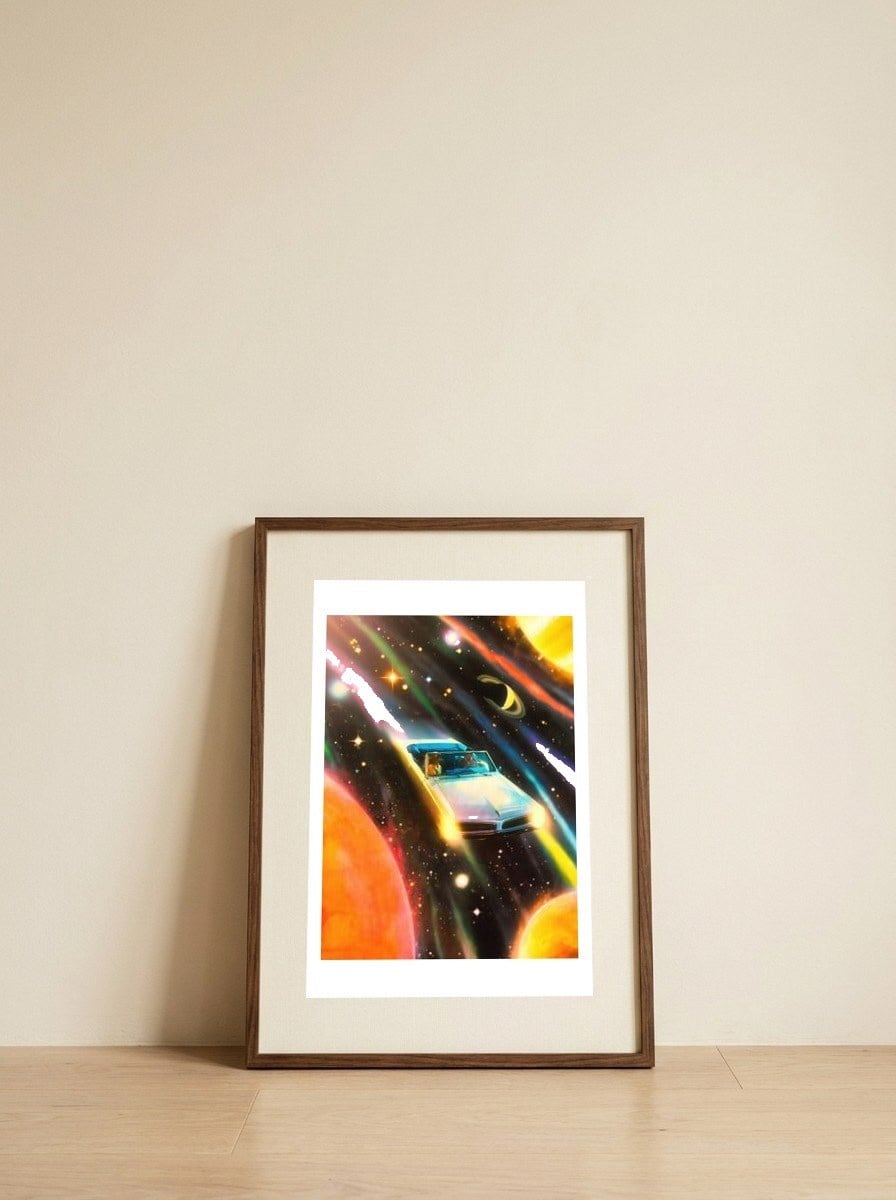 When The Light Gets In — framed, leaning against the wall