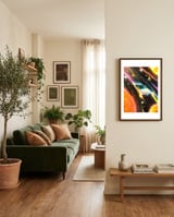 When The Light Gets In framed in a grounding room thumbnail
