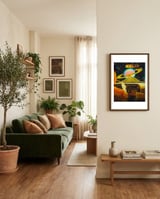 Saturn Commute framed in a grounding room thumbnail