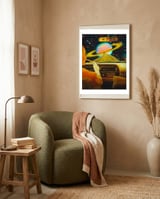 Saturn Commute framed in a tender room thumbnail