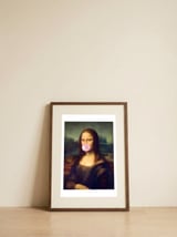 Mona Lisa Bubble Gum — framed, leaning against the wall thumbnail