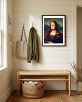 Mona Lisa Bubble Gum framed in a relaxed room thumbnail