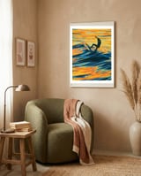 Surf Trip framed in a tender room thumbnail