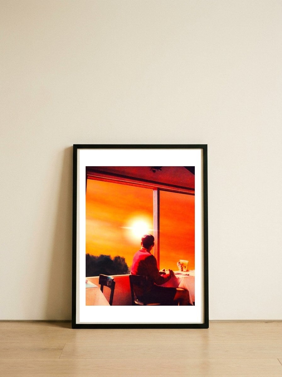 Patience — framed, leaning against the wall