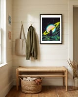 The Arrival framed in a relaxed room thumbnail