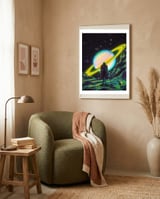 The Arrival framed in a tender room thumbnail