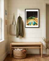 Space Pool framed in a relaxed room thumbnail