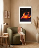 Alien Landscape framed in a tender room thumbnail