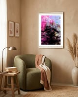 STORMY BLACK vs PINK-1   framed in a tender room thumbnail