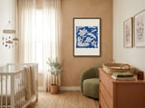 Celestial Folk Dream framed in a tender room thumbnail