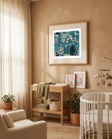 Whimsical Underwater Fantasy framed in a tender room thumbnail