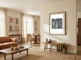 Mythical Ocean Mermaids framed in a grounding room thumbnail
