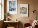 Bohemian Floral Snakes framed in a focused room thumbnail