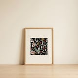 Tribal Figures And Animals — framed, leaning against the wall thumbnail