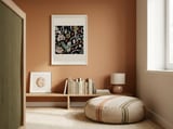 Tribal Figures And Animals framed in a gentle room thumbnail