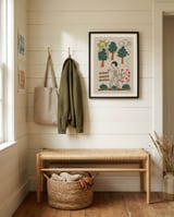 Inner Garden Growth framed in a relaxed room thumbnail