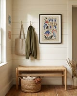 Mystical Woman and Dragon framed in a relaxed room thumbnail