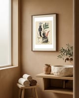 Botanical Spirit Figure framed in a serene room thumbnail