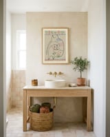 Playful Cats Illustration framed in a breezy room thumbnail