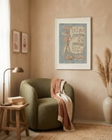 Ethereal Dream Figures framed in a tender room thumbnail