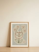 Blooming Apple Blossoms — framed, leaning against the wall thumbnail