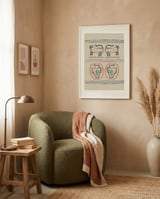 Primitive Cats and Vases framed in a tender room thumbnail