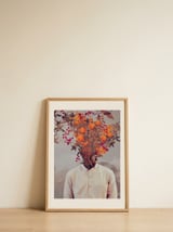 Bright Bloom — framed, leaning against the wall thumbnail