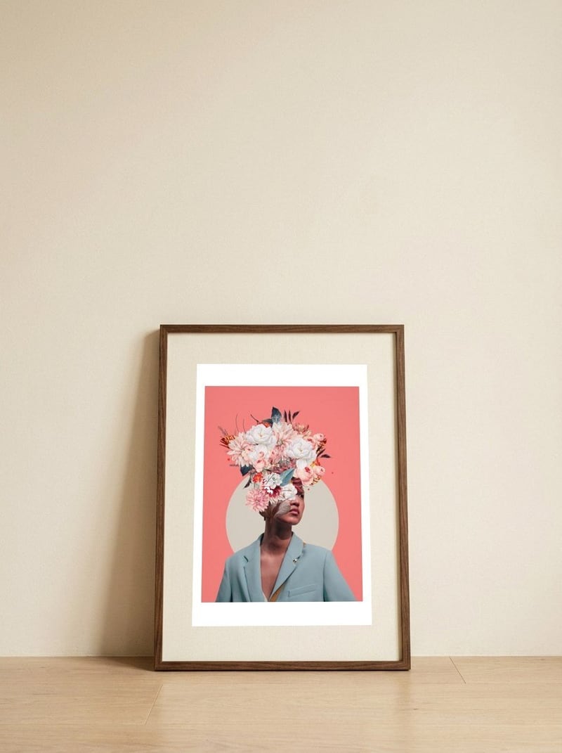 Searching for Sunrise — framed, leaning against the wall