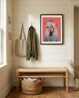 Searching for Sunrise framed in a relaxed room thumbnail