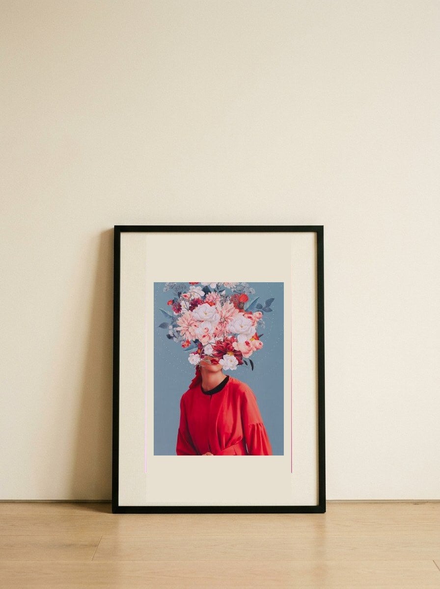 We Gathered In Spring — framed, leaning against the wall