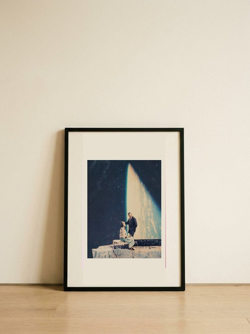 This Love — framed, leaning against the wall