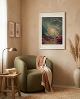 There Will Be Light In the End framed in a tender room thumbnail