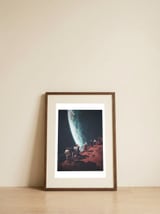 Missing the Ones We Left Behind — framed, leaning against the wall thumbnail