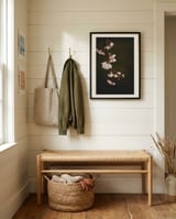 Delicate Spring Blossoms framed in a relaxed room thumbnail