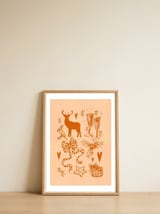 Festive Holiday Elements — framed, leaning against the wall thumbnail