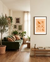 Festive Holiday Elements framed in a grounding room thumbnail