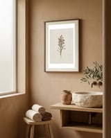Dried Botanical Specimen framed in a serene room thumbnail