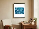 Starry Jungle Leaves framed in a focused room thumbnail