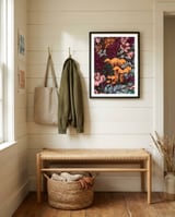Vibrant Forest Fungi framed in a relaxed room thumbnail