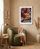 Vibrant Forest Fungi framed in a tender room thumbnail